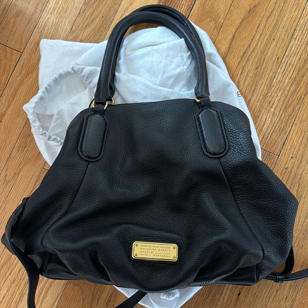 Marc Jacobs Leather Shoulder Satchel Handbag